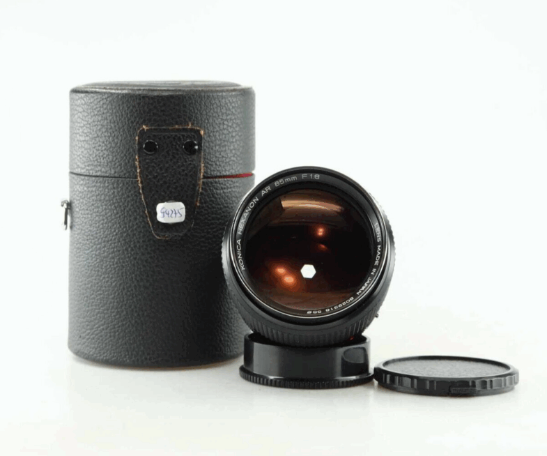 Konica Hexanon AR 85mm f1.8 Objektiv Lens 94275 - Image 1