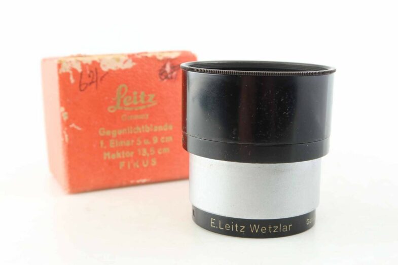 Leica FIKUS Sonnenblende Lens Hood Black Chrom Leitz 90437 - Image 1