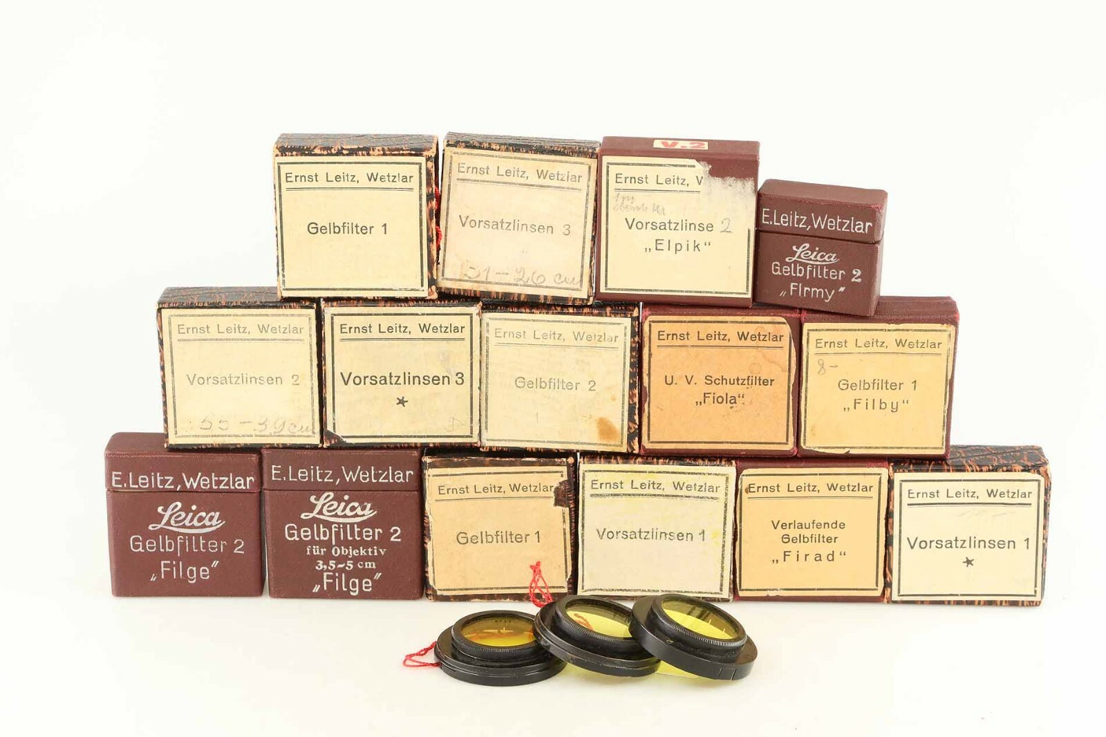 Leica-I-Filter-Vorsatzlinsen-Clip-on-Filter-Ancillary-Lenses-Leitz-early-LOT-363719624834 Leica I Filter Vorsatzlinsen Clip on Filter Ancillary Lenses Leitz early LOT - Image 1