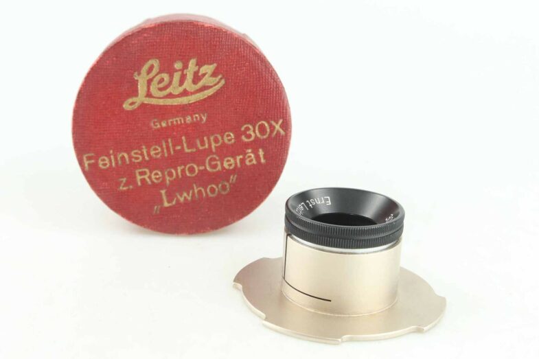 Leica Leitz LWHOO Feineinstell Lupe 30x near mint in matching box 89584 - Image 1
