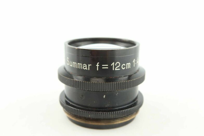 Leitz Wetzlar Summar 12 cm 4,5 Objektiv  Lens 89965 – Bild 4