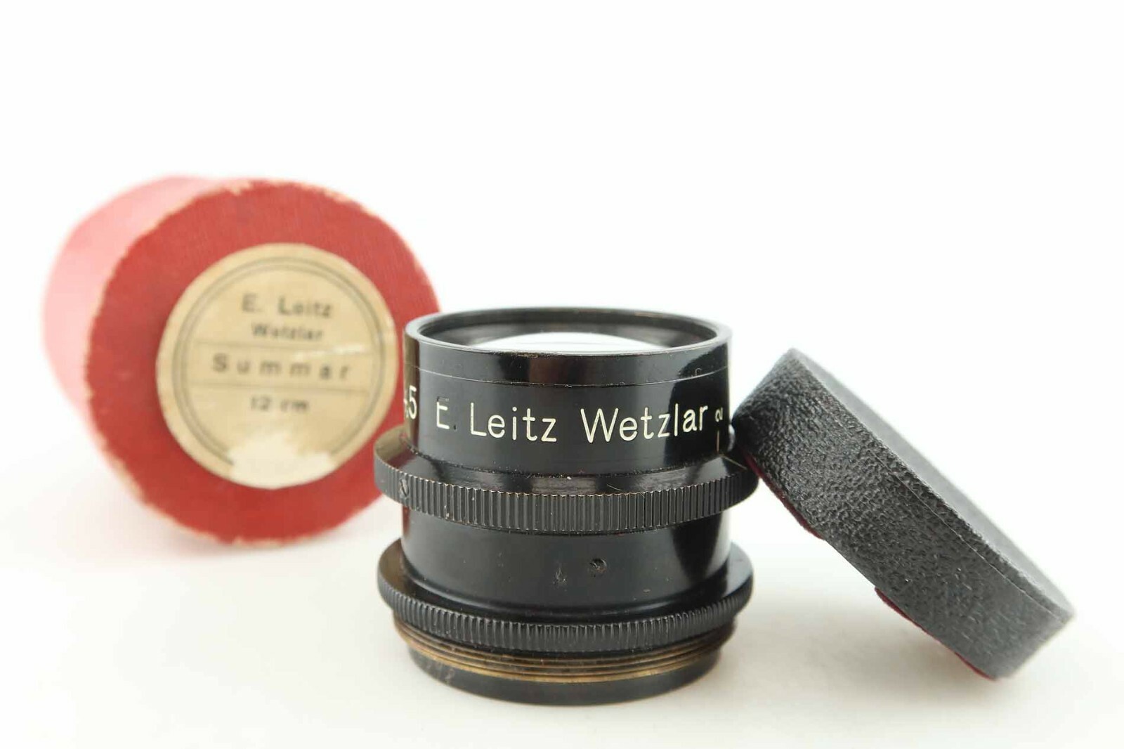 Leitz-Wetzlar-Summar-12-cm-45-Objektiv-Lens-89965-155761032974 Leitz Wetzlar Summar 12 cm 4,5 Objektiv Lens 89965 – Bild 1