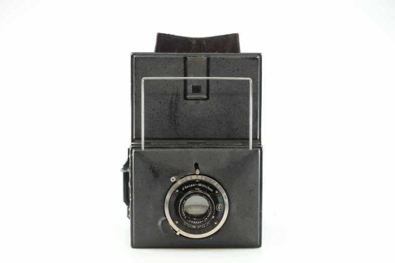 Mentor Compur Reflex mit Carl Zeiss Tessar 4,5 10,5 cm 90818 early number – Bild 3