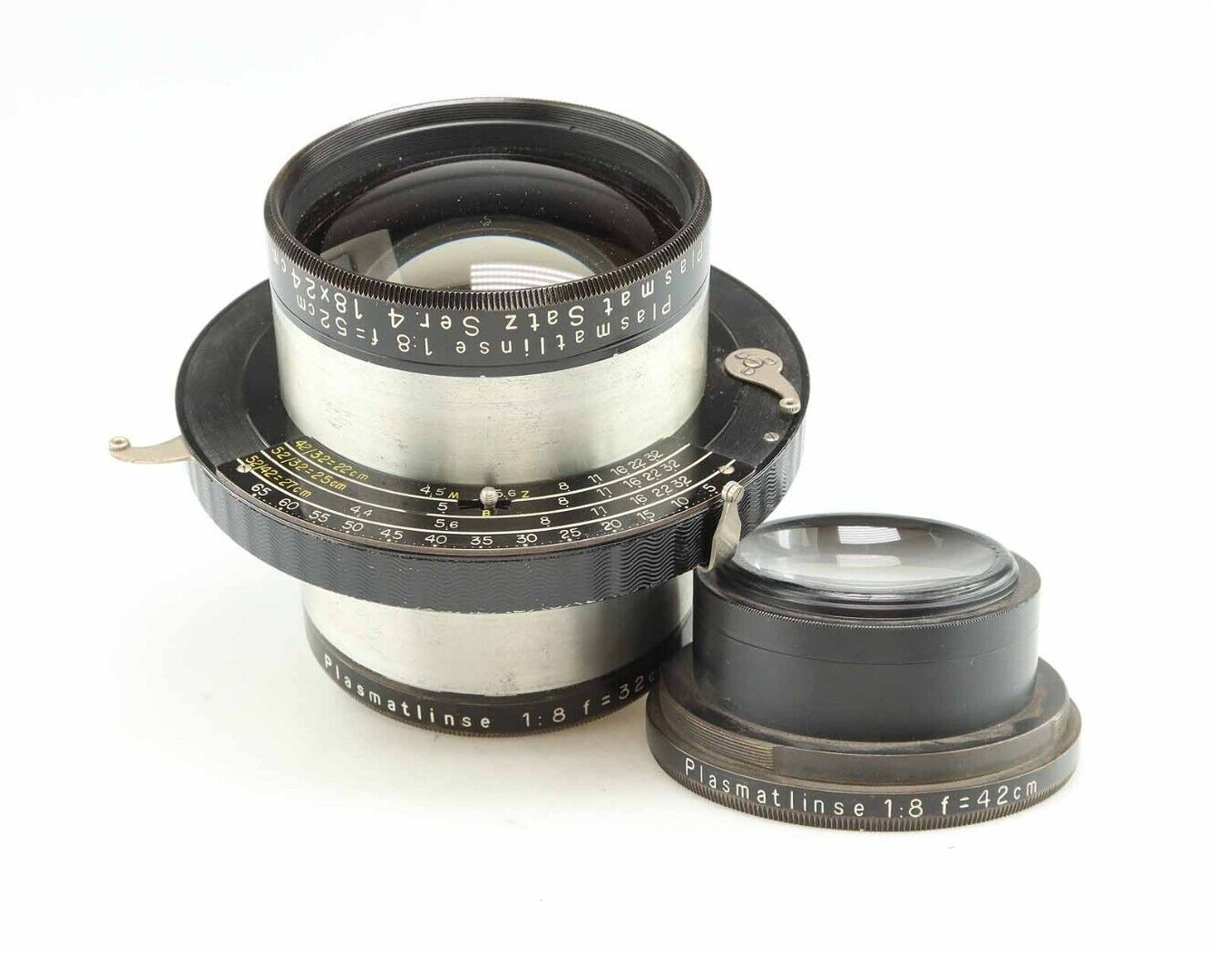Meyer-Goerlitz-Plasmat-Satz-18x24cm-Serie-4-52cm-32cm-42cm-Objektiv-95051-RARE-364732238824 Meyer Görlitz Plasmat Satz 18x24cm Serie 4 52cm 32cm 42cm Objektiv 95051 RARE - Image 1