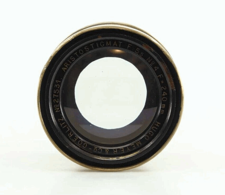 Meyer Optik Görlitz Aristostigmat  5,5 240 mm Brass Lens Messing Objektiv 92868 – Bild 6