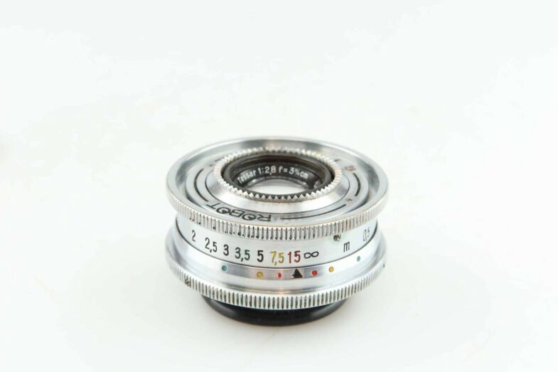 Robot Carl Zeiss Tessar 3,75cm 3 3/4 f2.8 Objektiv lens EARLY VERSION 86582 - Image 2