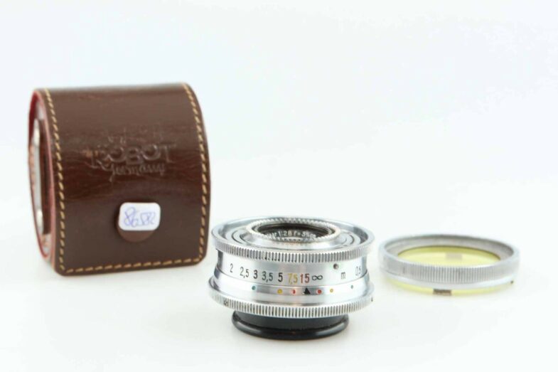 Robot Carl Zeiss Tessar 3,75cm 3 3/4 f2.8 Objektiv lens EARLY VERSION
