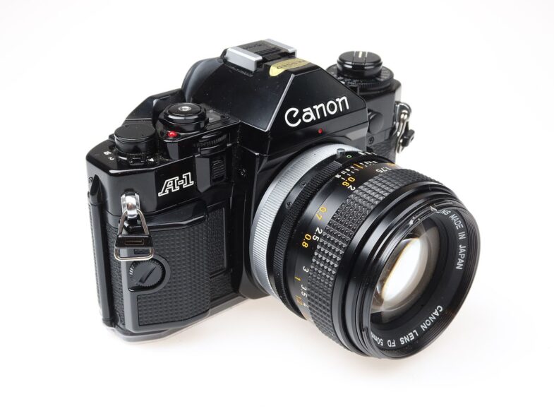 Canon A-1 Kamera Camera  Canon FD 50mm f1.4 SSC Objektiv lens 98376 near mint – Bild 2