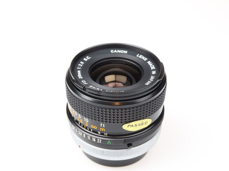 Canon FD 28mm f2.8 SC Objektiv lens 98375 near mint – Bild 2