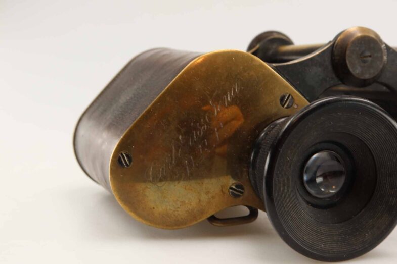 Carl Zeiss  Feldstecher 10x Fernglas bent sholders early number 2616 RARE 94667 – Bild 3