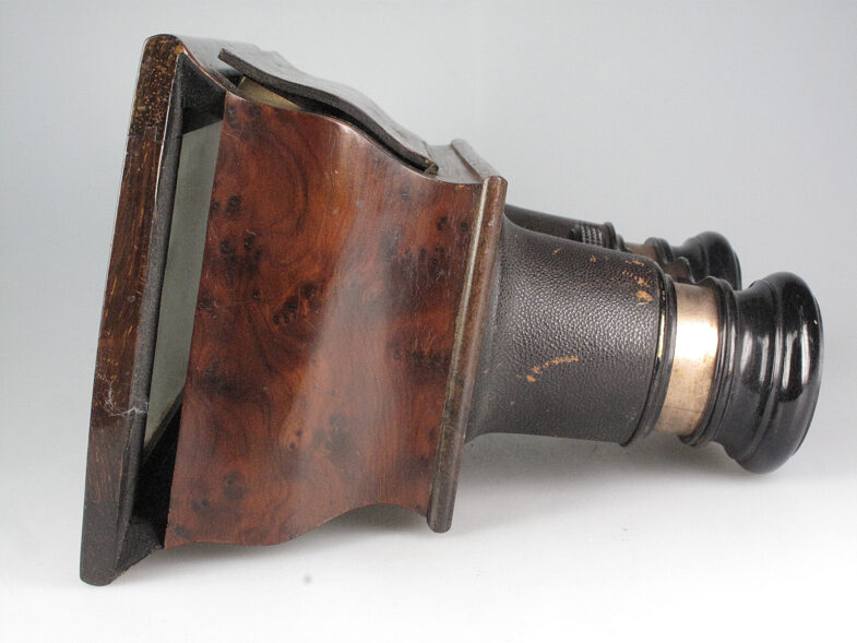 Holz Stereobetrachter wooden stereoscope 81016 - Image 2