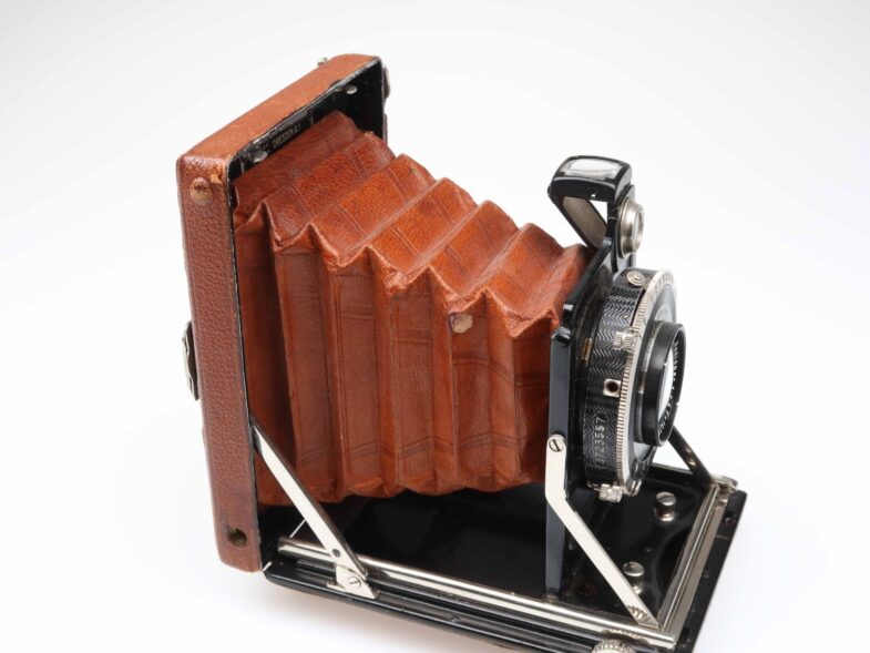 KW Dresden patent Etui Kamera camera Radionar 10,5cm braun Luxus 97570 - Image 4