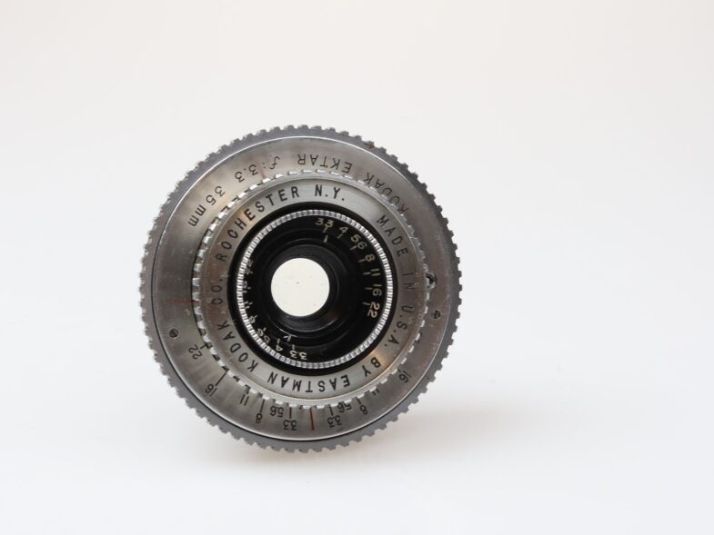 Kodak Ektar 35mm f3.3 Objektiv lens mit Suchermaske 97764 - Image 5