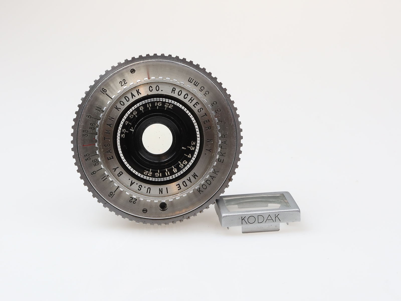 Kodak-Ektar-35mm-f33-Objektiv-lens-mit-Suchermaske-97764-157153232465 Kodak Ektar 35mm f3.3 Objektiv lens mit Suchermaske 97764 - Image 1