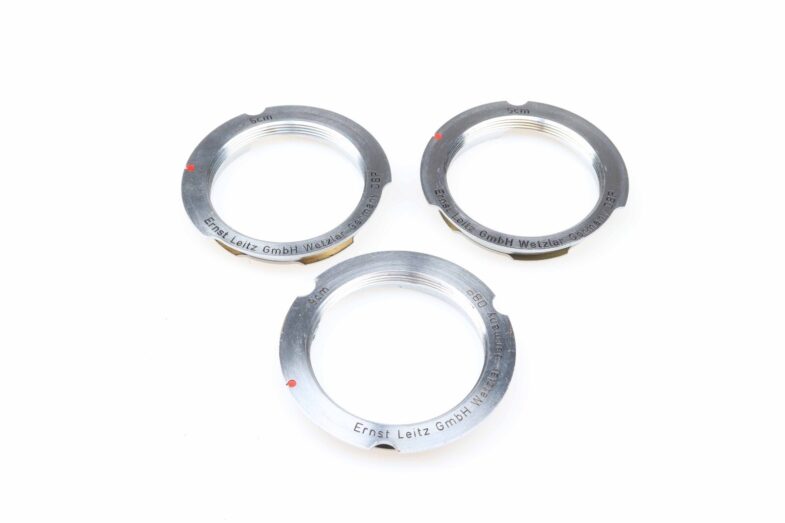Leica M39 auf Leica M Adapter Mount ISOOZ Leitz Leica 3 Stück LOT 96977 - Image 1