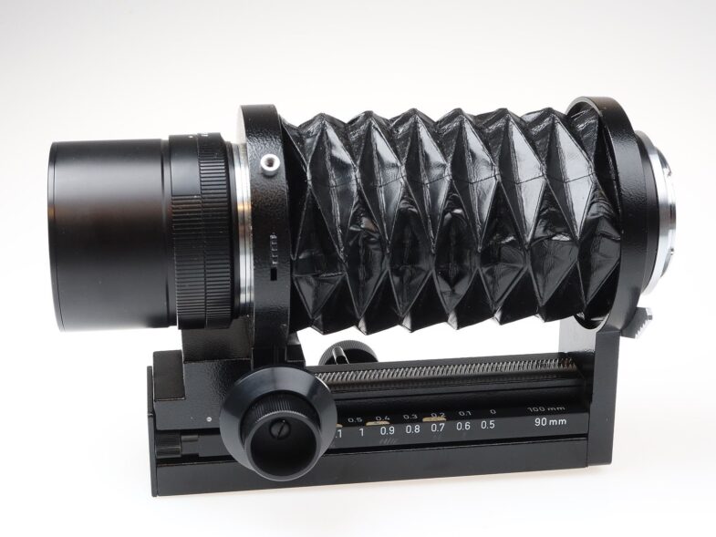 Leica Macro Elmar R 100mm f4 Objektiv lens mit Balgengerät Leitz 98098 – Bild 3