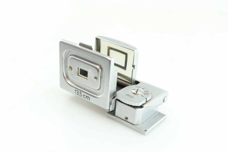 Leica SYEOO 13,5 cm Folding frame Sucher View finder Chrom Leitz 90384 – Bild 1