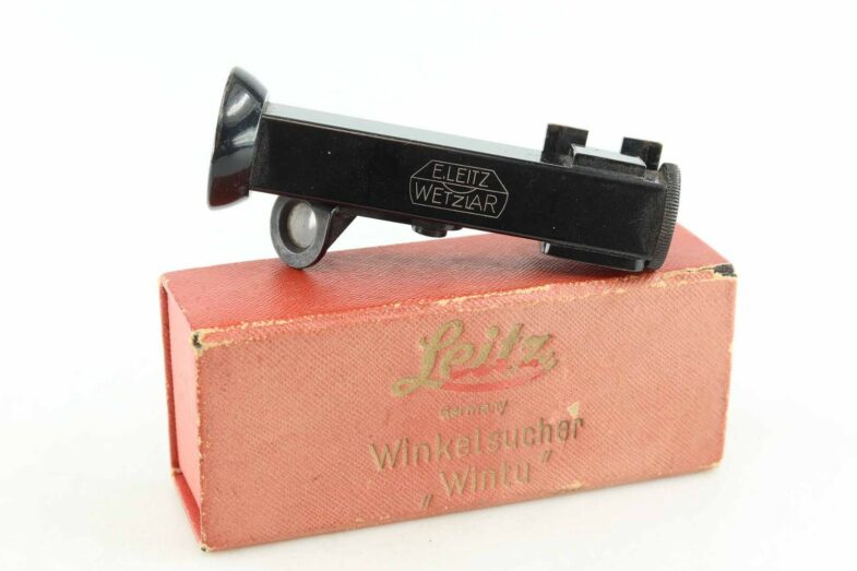 Leica WINTU Winkelsucher Sucher angle finder black paint Leitz 90411 - Image 1