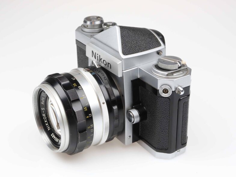 Nikon F Kamera Nippon Kogaku early  Nikkor-S Auto 50mm f1.4 lens 97454 RARE - Image 2