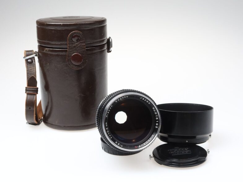 Nikon Nikkor P.C. 105mm f2.5 Objektiv lens Nippon Kogaku Japan 97783 near mint - Image 1