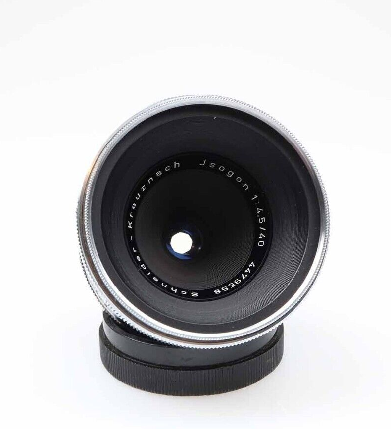Schneider-Kreuznach-Jsogon-40mm-f45-Objektiv-Exa-Anschluss-96078-near-mint-365169956325 Schneider Kreuznach Jsogon 40mm f4.5 Objektiv Exa Anschluss 96078 near mint - Image 1