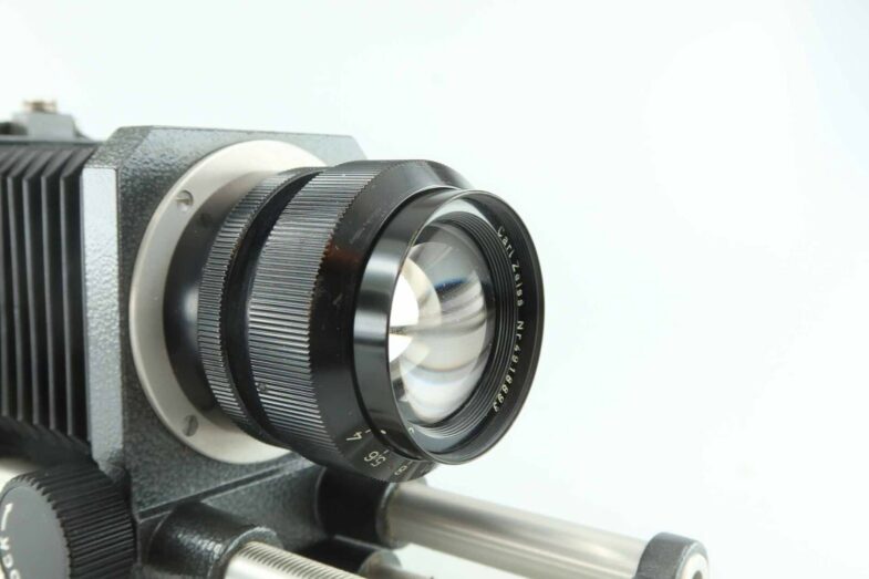 Zeiss S Planar 60 60mm mit Balgen Leica M39 und C Mount Adapter near mint  89871 – Bild 2