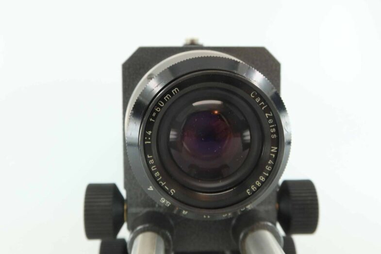 Zeiss S Planar 60 60mm mit Balgen Leica M39 und C Mount Adapter near mint  89871 – Bild 4