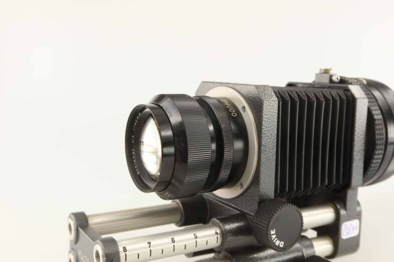 Zeiss S Planar 60 60mm mit Balgen Leica M39 und C Mount Adapter near mint  89871 – Bild 5