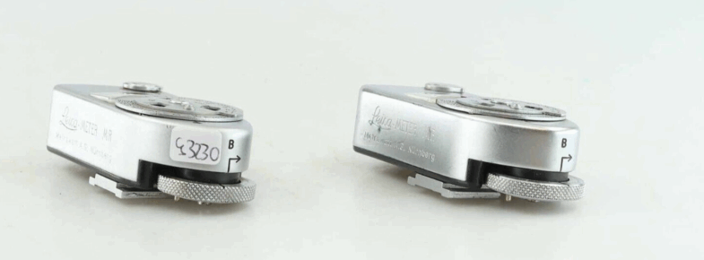 2x Leica Meter MR Belichtungsmesser Exposure Meter chrom Leitz 93230 - Image 4