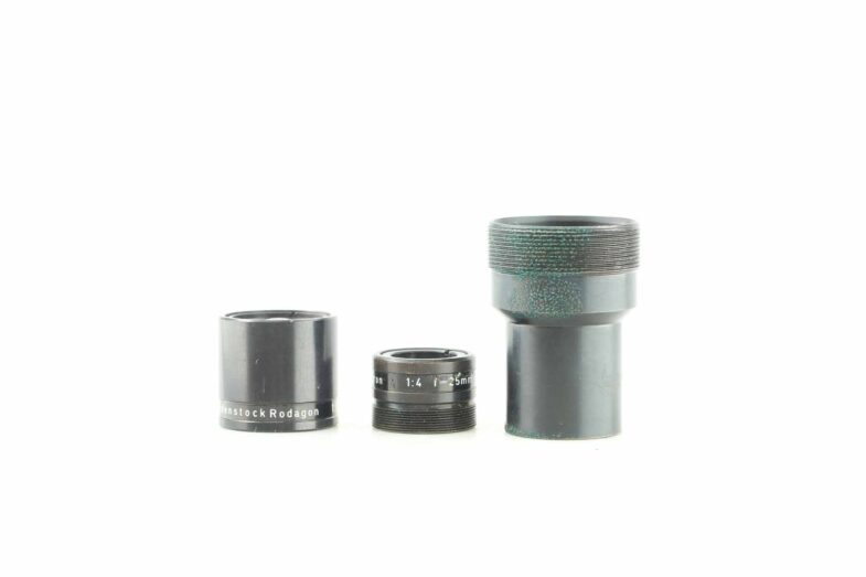 Carl Zeiss S Tessar 5,6 80 mm Rodenstock Rodagon 5,6 60 mm Ysaron 4 25 mm 91626 - Image 1