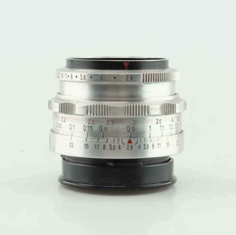 Carl Zeiss Tessar 2.8 50 mm Objektiv lens exa Anschluss mount   89778 – Bild 2
