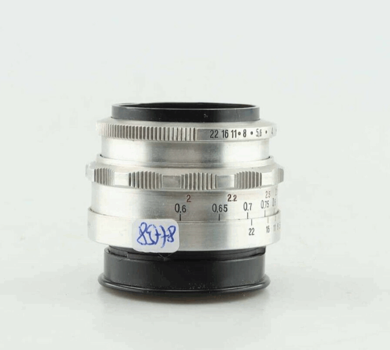 Carl Zeiss Tessar 2.8 50 mm Objektiv lens exa Anschluss mount   89778 – Bild 3