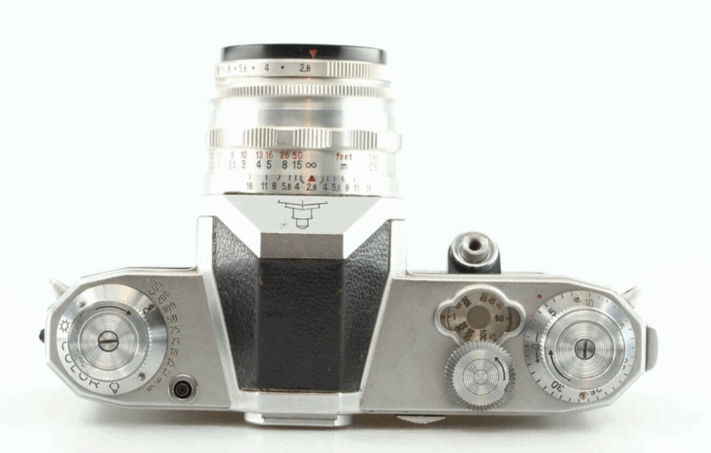 Consol Pentacon  Kamera Camera mit Carl Zeiss Tessar 50 mm Objektiv Lens   92859 - Image 4