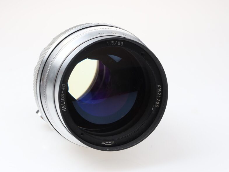 Helios 40 85mm f1.5 chrome Version Objektiv Lens Leica M39 Anschluss mount 97905 – Bild 5