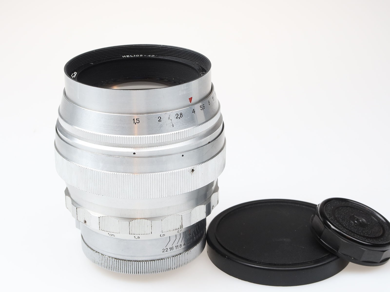 Helios-40-85mm-f15-chrome-Version-Objektiv-Lens-Leica-M39-Anschluss-mount-97905-365860693866 Helios 40 85mm f1.5 chrome Version Objektiv Lens Leica M39 Anschluss mount 97905 – Bild 1