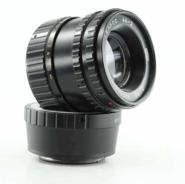 Helios 44 58mm  Objektiv Lens mit M42-FX Adapter  93094 - Image 2