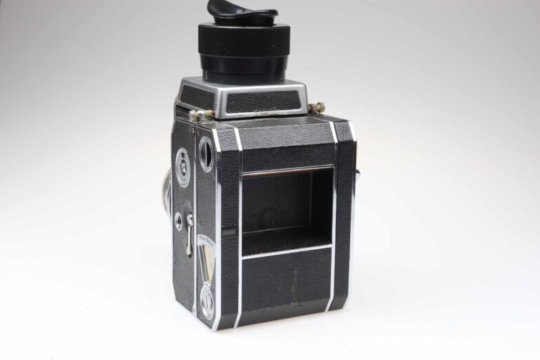 Ihagee Dresden Exakta 6x6 Kamera vertical Tessar 80mm f2.8 red T Lens 96816 – Bild 4