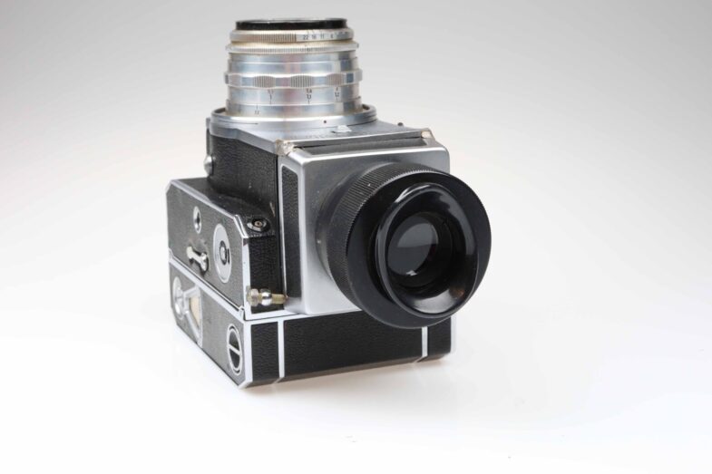 Ihagee Dresden Exakta 6x6 Kamera vertical Tessar 80mm f2.8 red T Lens 96816 – Bild 6