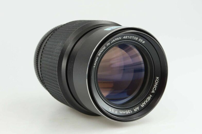 Konica Hexanon AR 135 135mm f3,5  Objektiv lens 86473* - Image 5