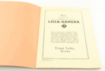 Leica Anastigmat Anleitung von 1928 wie arbeitet man mit Leica Kamera  92742 - Image 2