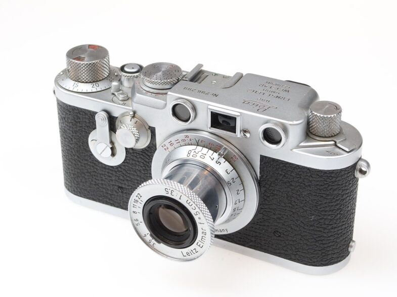 Leica  III F IIIF red scale Kamera Camera Elmar 50mm f3.5 Objektiv Leitz 98154 – Bild 2
