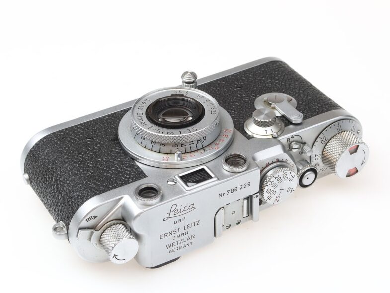 Leica  III F IIIF red scale Kamera Camera Elmar 50mm f3.5 Objektiv Leitz 98154 – Bild 6