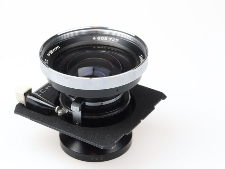 Linhof Weitwinkel Technikon 58mm f5.6 Objektiv lens Linhof Platte 97795 – Bild 2