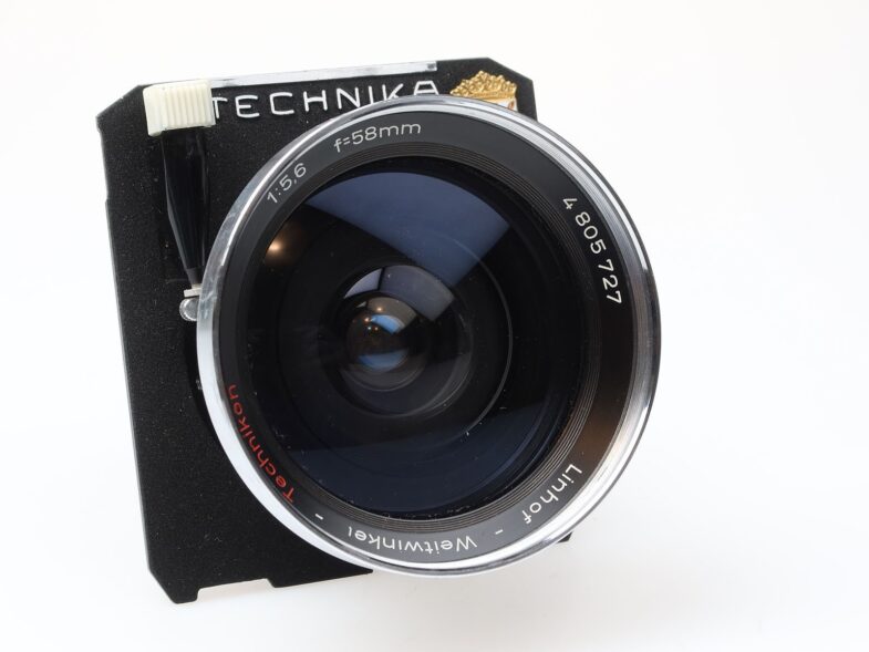 Linhof Weitwinkel Technikon 58mm f5.6 Objektiv lens Linhof Platte 97795 – Bild 6