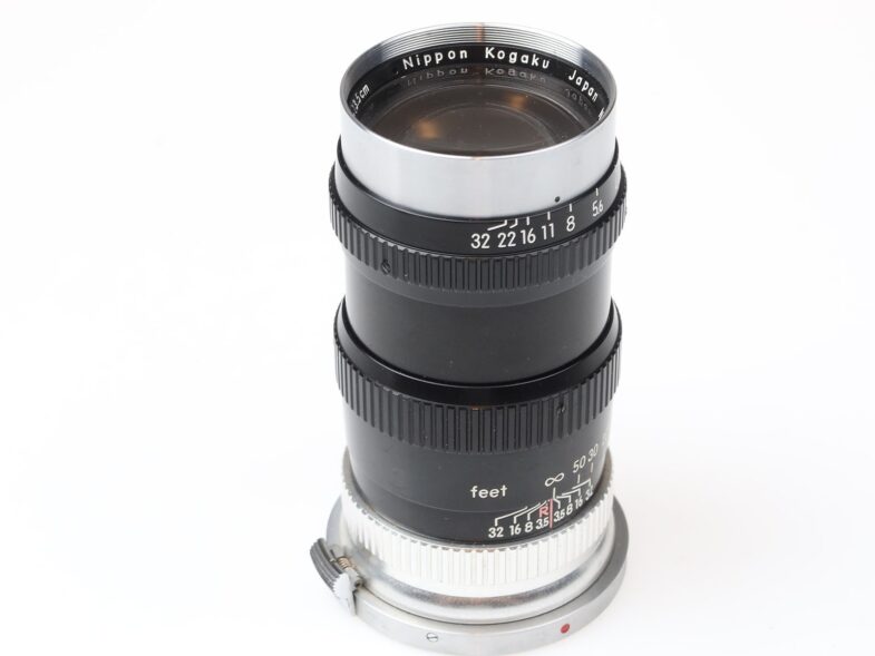 Nikkor-Q 135mm f3.5 Objektiv Nippon Kogaku Japan rangefinder 97835 near mint - Image 3