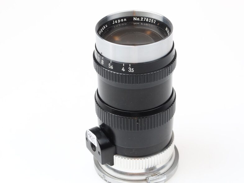 Nikkor-Q 135mm f3.5 Objektiv Nippon Kogaku Japan rangefinder 97835 near mint - Image 4