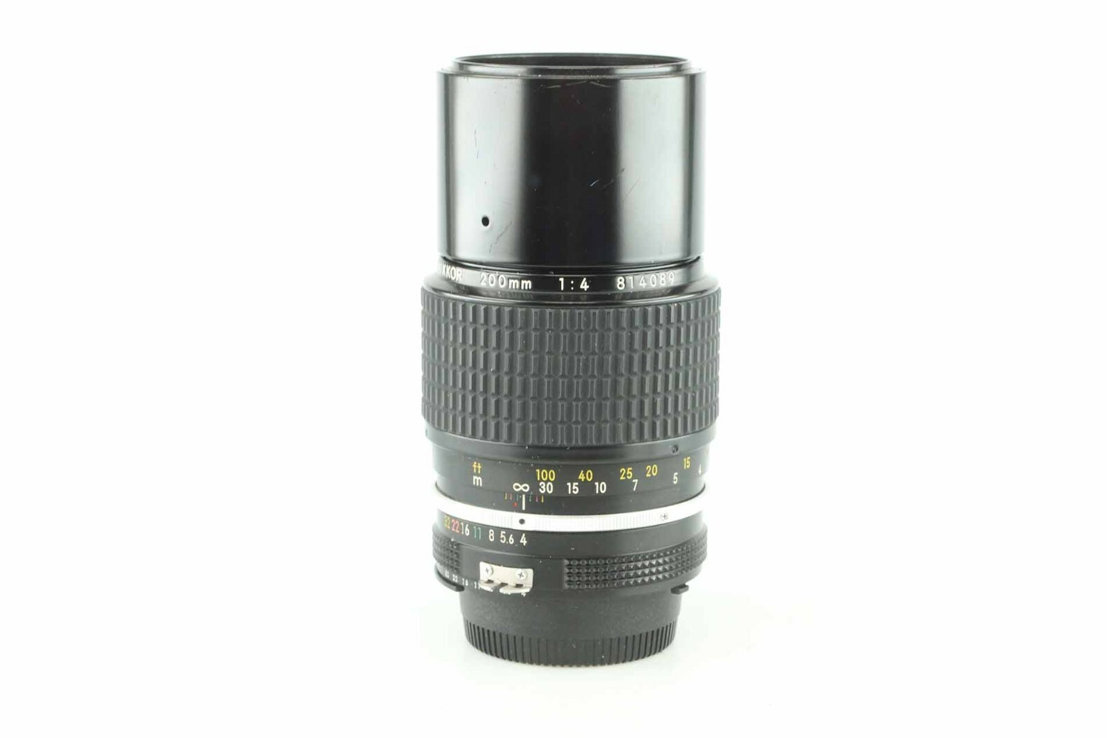 Nikon-Nikkor-200-200mm-4-Ai-Lens-VERY-NICE-89468-363571625386 Nikon Nikkor 200 200mm 4 Ai Lens VERY NICE 89468 - Image 1