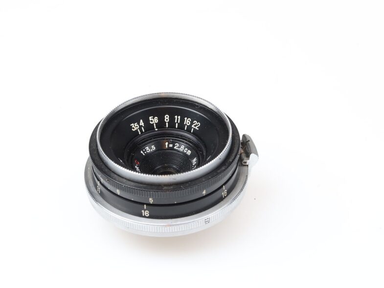 Nikon W-Nikkor C 28mm 2.8cm f3.5 Objektiv Nippon Kogaku Japan  97757 near mint – Bild 3