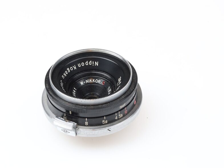 Nikon W-Nikkor C 28mm 2.8cm f3.5 Objektiv Nippon Kogaku Japan  97757 near mint – Bild 4