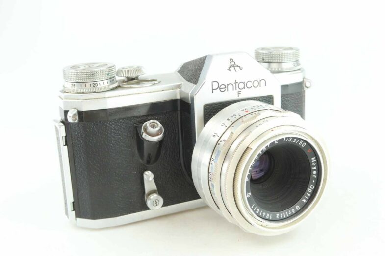 Pentacon F mit Meyer Optik Görlitz Primotar E 3,5 50 mm red V Q1 89524 - Image 3